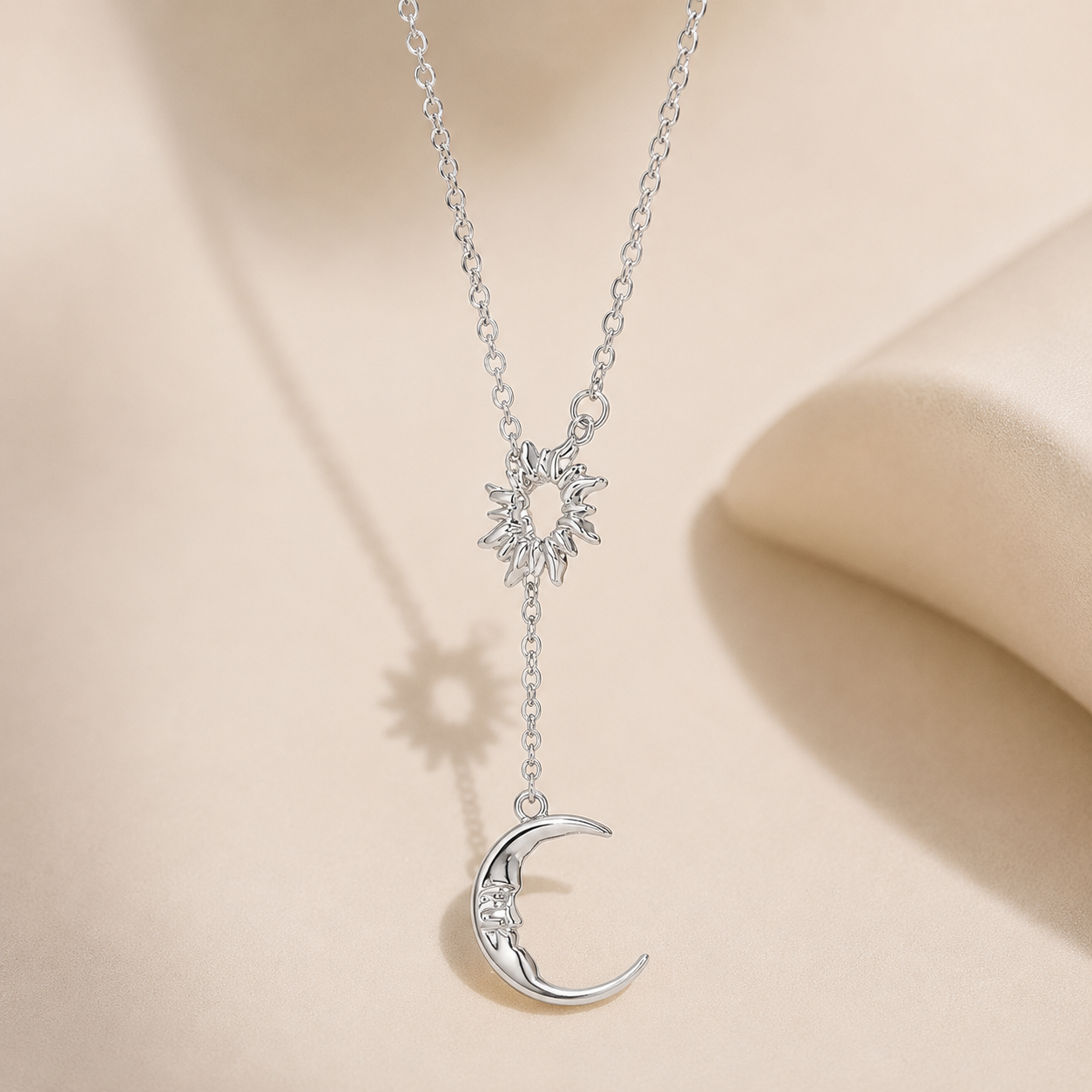 π Sun & Moon Celestial Necklace β Carry Your Light, Embrace Your Dreams π