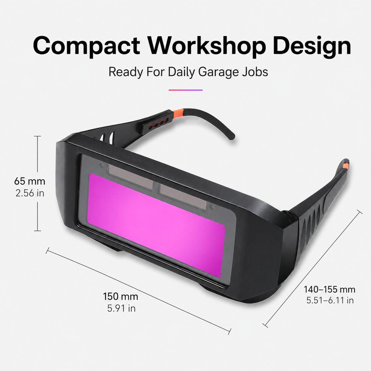 β‘ Auto-Darkening Welding Goggles β Lightweight Wide-View Workshop Eyewear