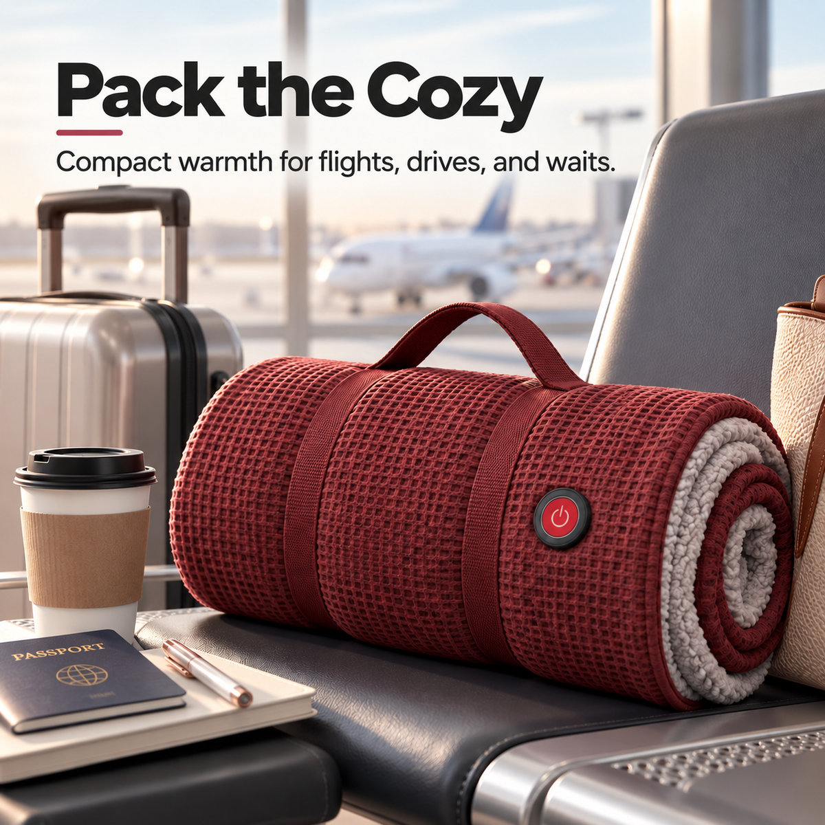 Wearable Heated Blanket – Cozy Hands-Free Warmth