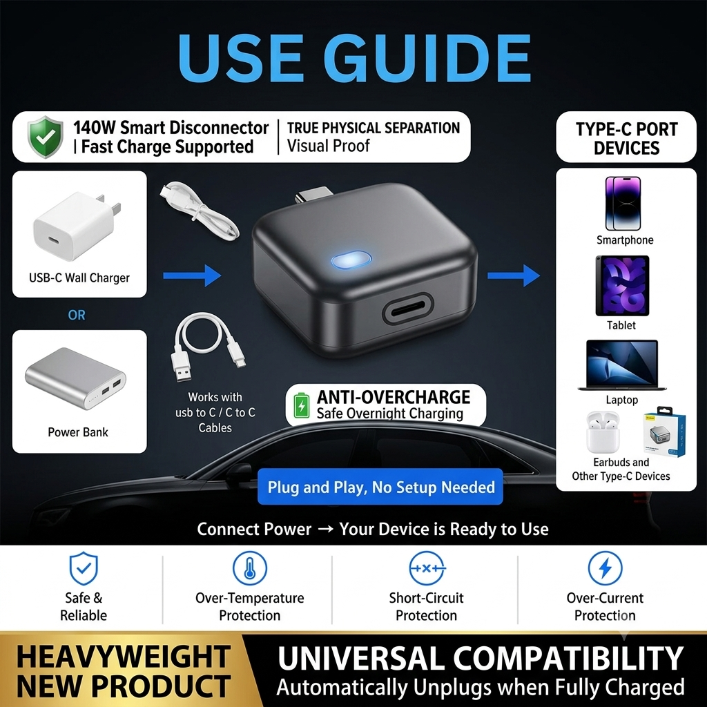 ⚡️Flash Sale|140W Physical-Disconnect Battery Guard