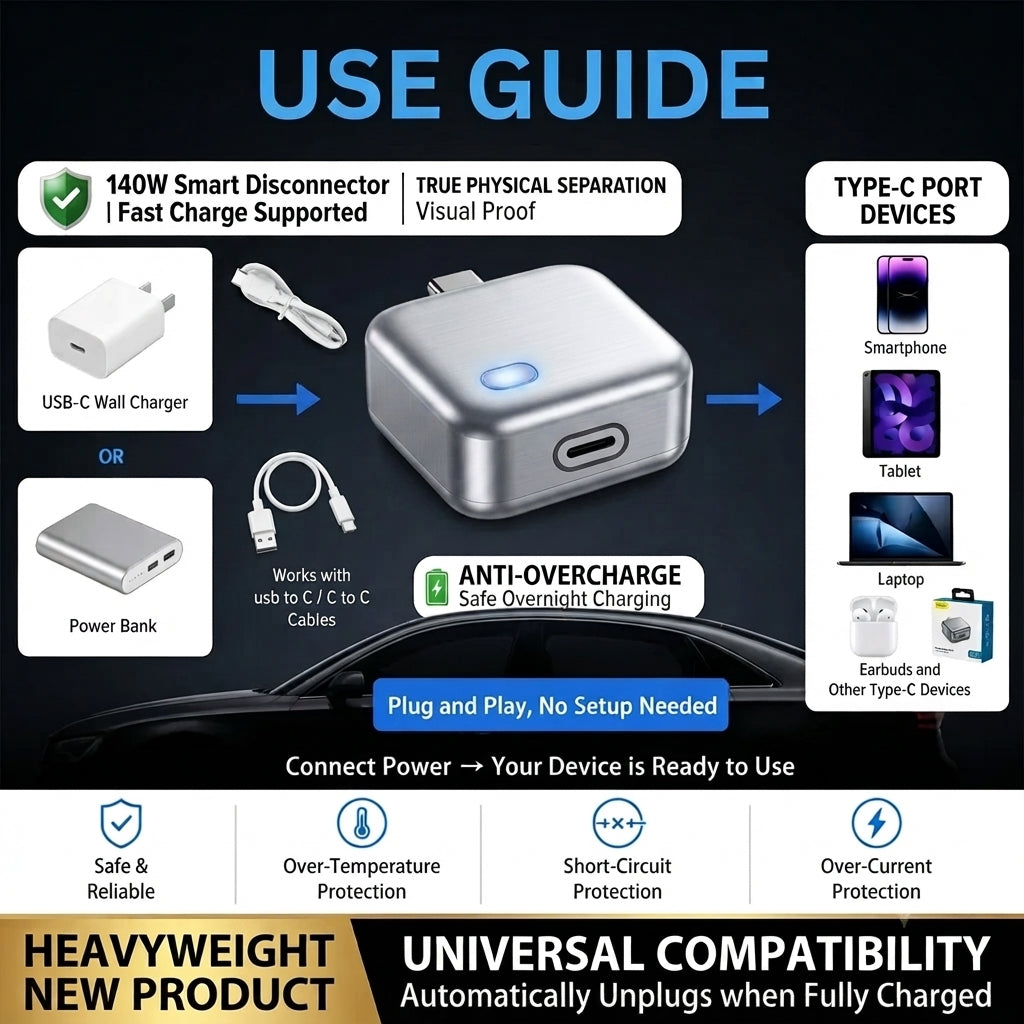 ⚡️Flash Sale|140W Physical-Disconnect Battery Guard