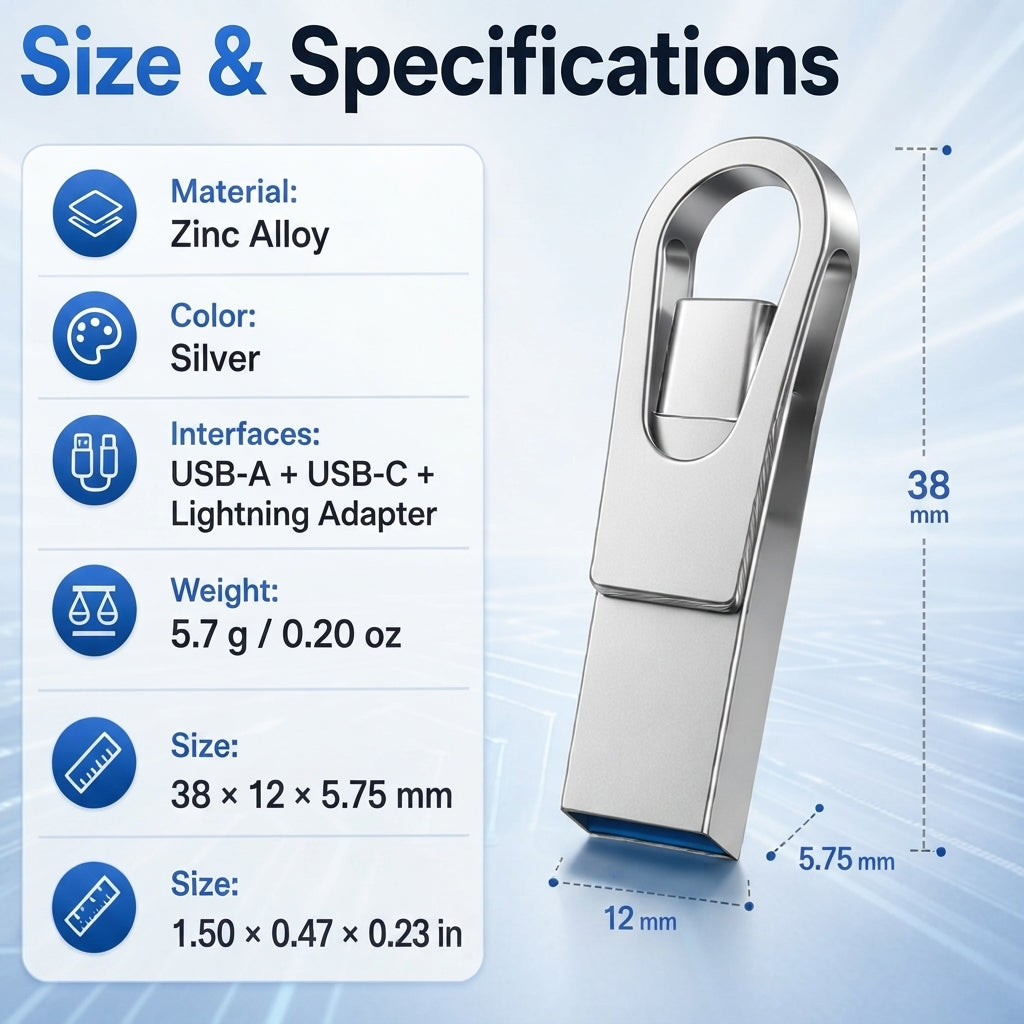 ⚡ 2026 2-in-1 USB C Pendrive – High-Speed Memory for Students & Office