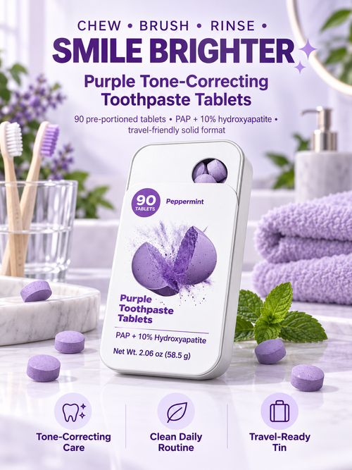 💜Purple Tone-Correcting Toothpaste Tablets