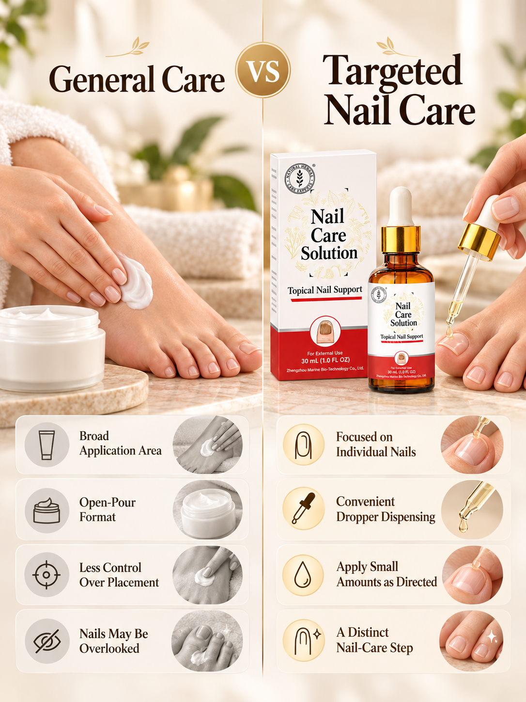 ✨ Nail Care Solution – Targeted Nail Care with Dropper, 30 mL