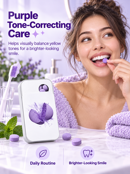 💜Purple Tone-Correcting Toothpaste Tablets