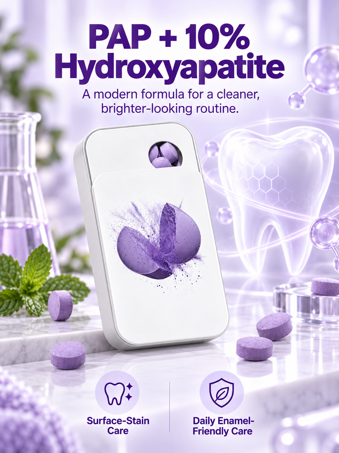 💜Purple Tone-Correcting Toothpaste Tablets