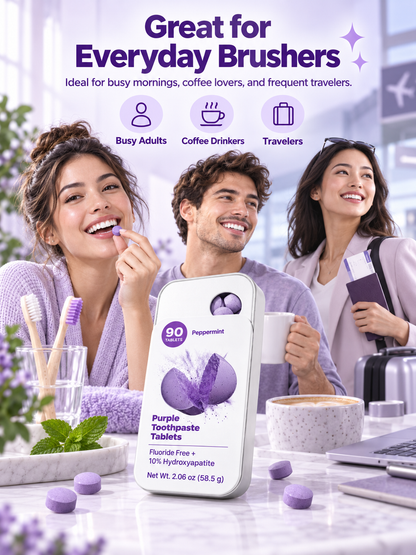 💜Purple Tone-Correcting Toothpaste Tablets