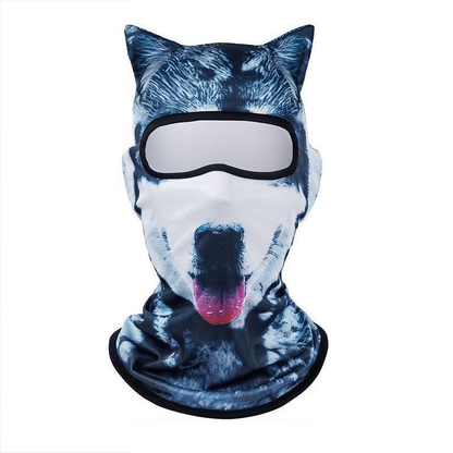 🐾❄️  3D Old Man Balaclava Cat Print Balaclava – Funny Full-Face Outdoor Hood Mask