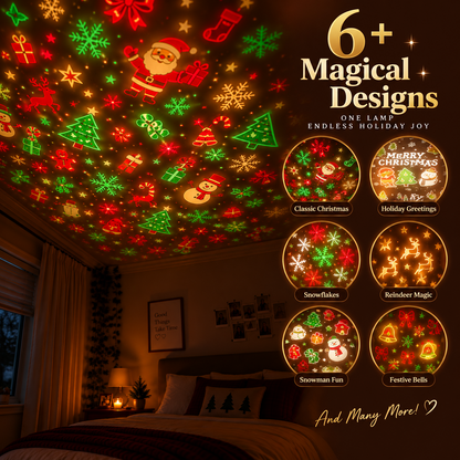 ✨Christmas Projector – Festive Holiday Light Projection for Home & Party