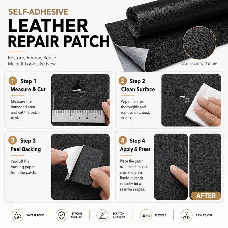 🔥Multipurpose Leather Repair Patch -2026 Upgrade🔥