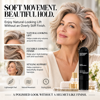 Fluffy Hair Shaping Spray – Lightweight Root Lift & Long-Lasting Flexible Hold