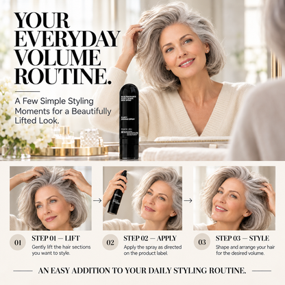 Fluffy Hair Shaping Spray – Lightweight Root Lift & Long-Lasting Flexible Hold