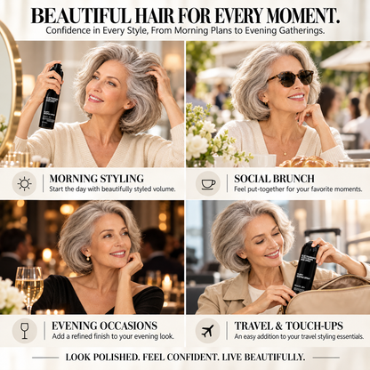 Fluffy Hair Shaping Spray – Lightweight Root Lift & Long-Lasting Flexible Hold