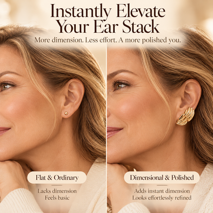 ✨ Statement Climber Earrings – Plated Stud Design with a Fashion Climbing Look for Women