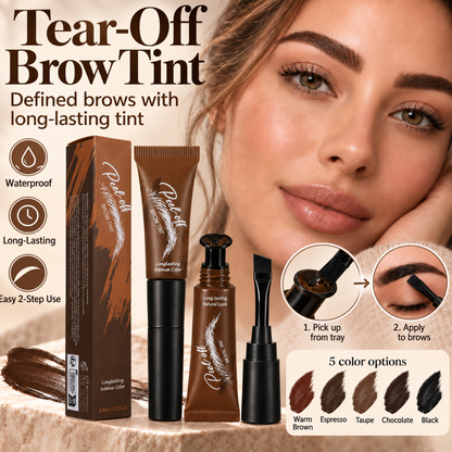 💧 5-Color Tear-Off Brow Tint – Waterproof & Long-Lasting