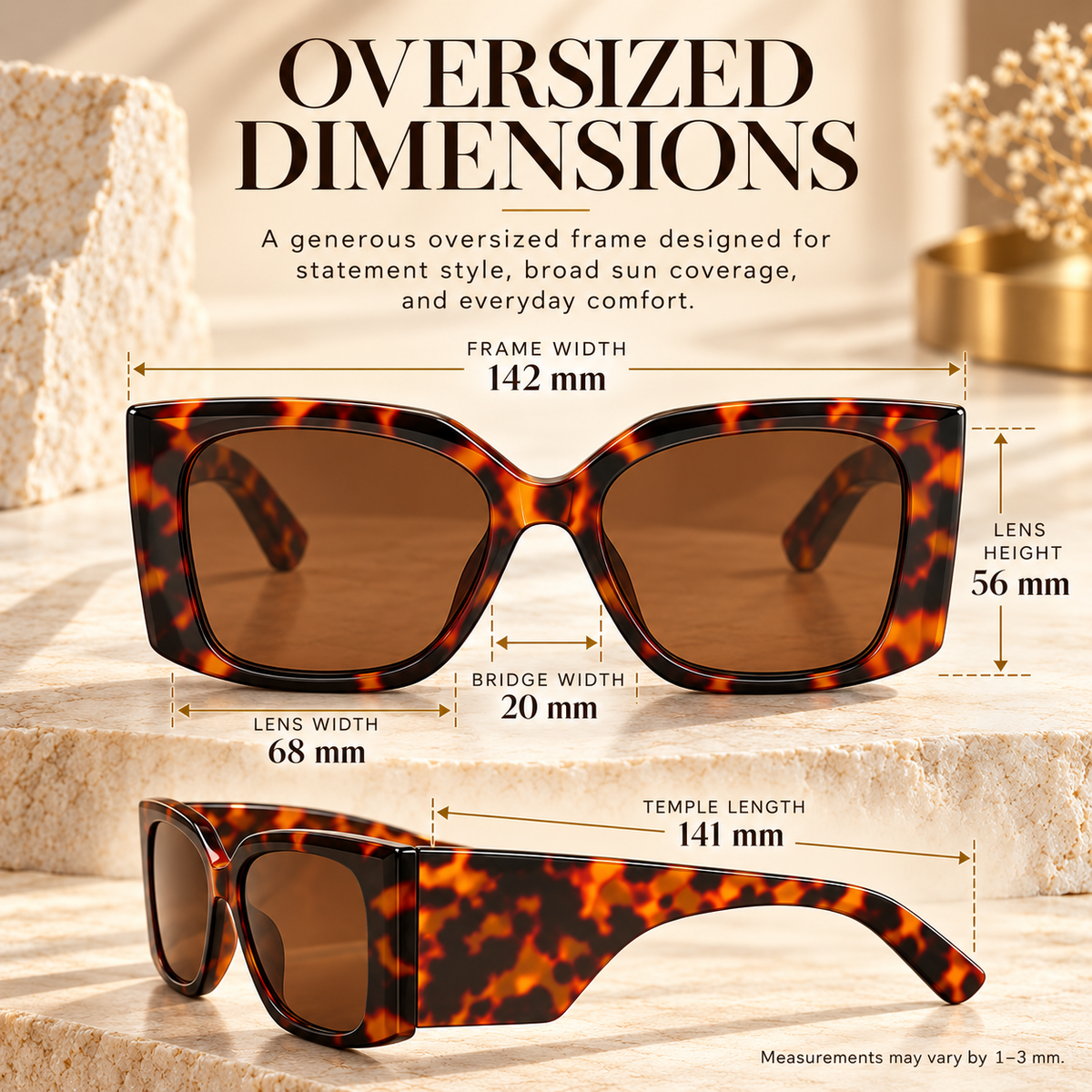 🕶️ Big Frame Y2K Shades – Square Cat Eye Sunglasses with UV400 Protection, Trendy Designer Eyewear for Parties, Unisex