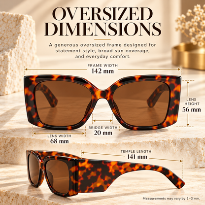 🕶️ Big Frame Y2K Shades – Square Cat Eye Sunglasses with UV400 Protection, Trendy Designer Eyewear for Parties, Unisex