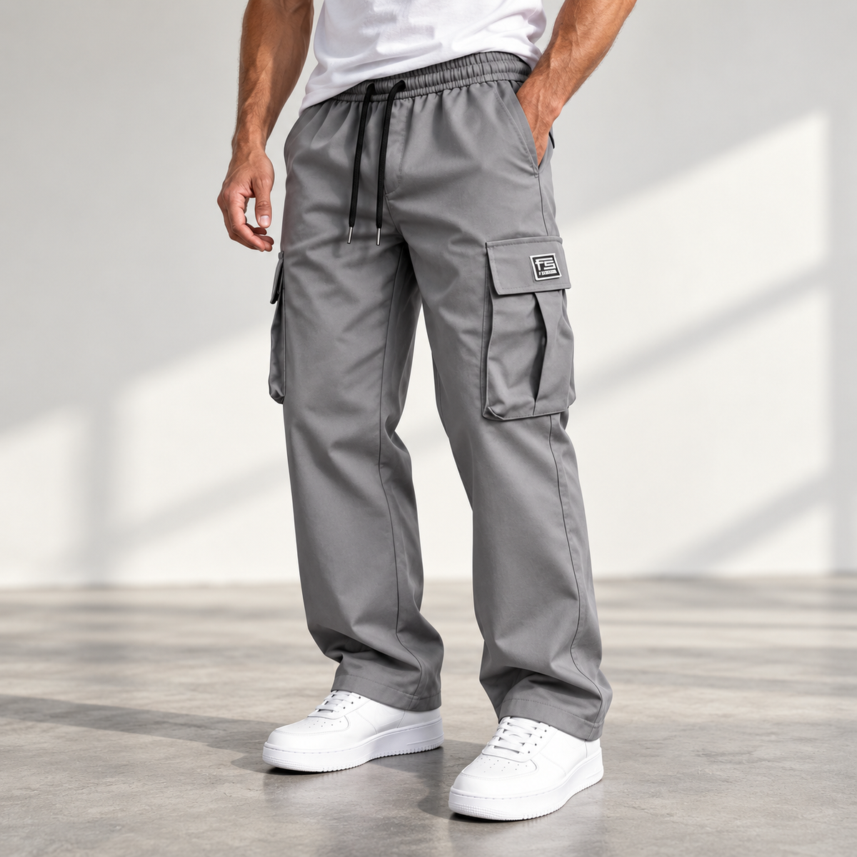 👖 Built for the Outdoors – Men's Durable Cargo Work Pants with Multi-Pockets, Solid Colors & Sizes for Hiking & Camping