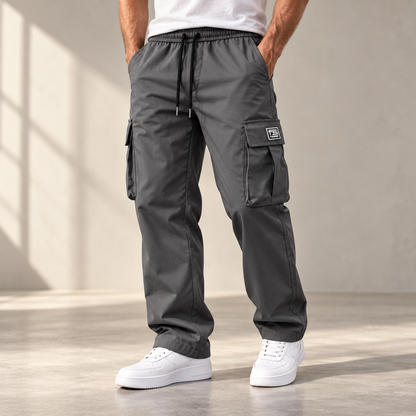 👖 Built for the Outdoors – Men's Durable Cargo Work Pants with Multi-Pockets, Solid Colors & Sizes for Hiking & Camping