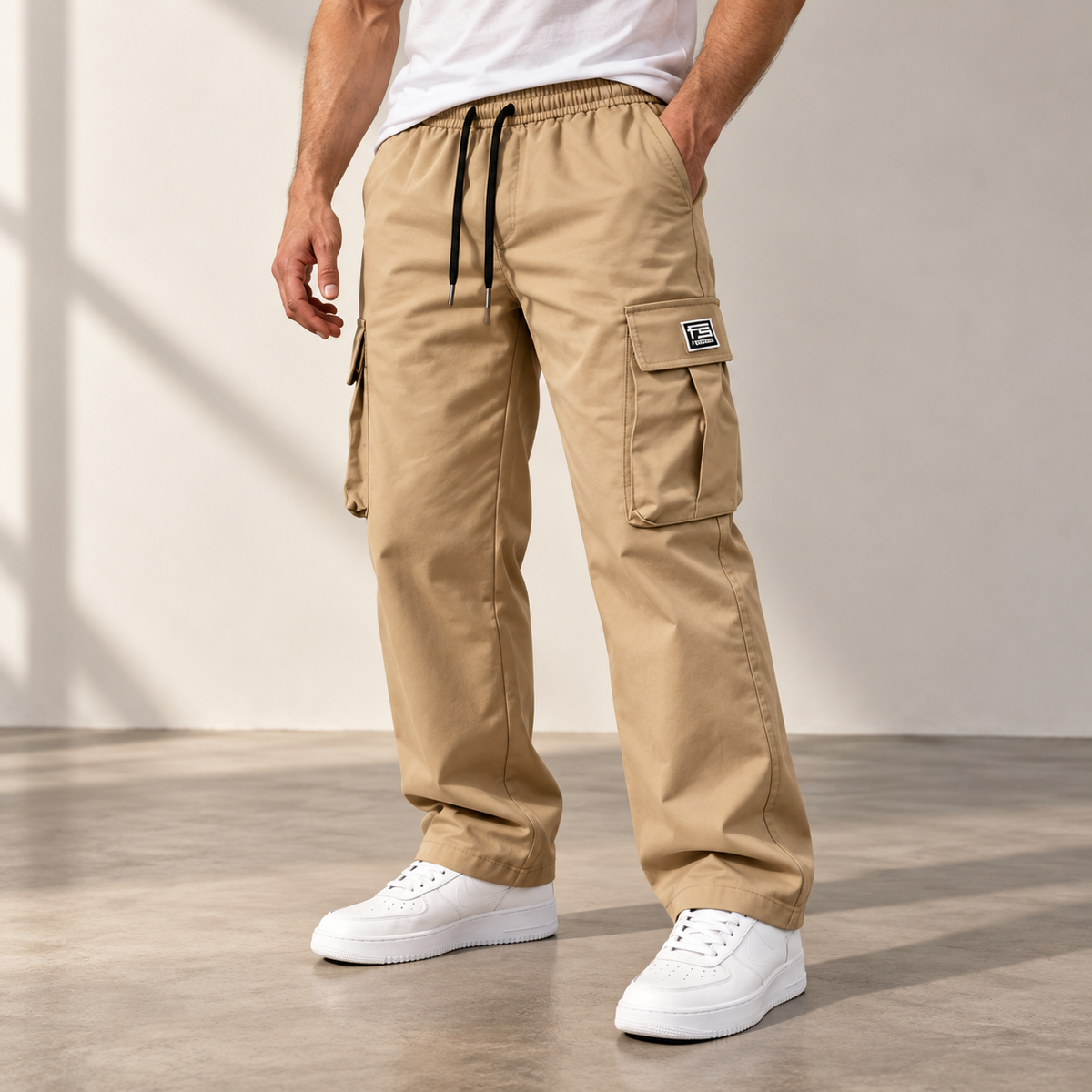 👖 Built for the Outdoors – Men's Durable Cargo Work Pants with Multi-Pockets, Solid Colors & Sizes for Hiking & Camping