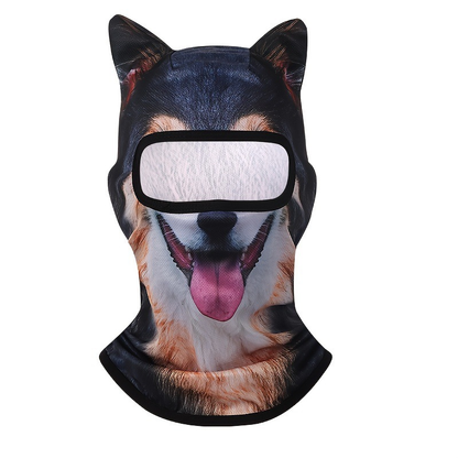 🐾❄️  3D Old Man Balaclava Cat Print Balaclava – Funny Full-Face Outdoor Hood Mask