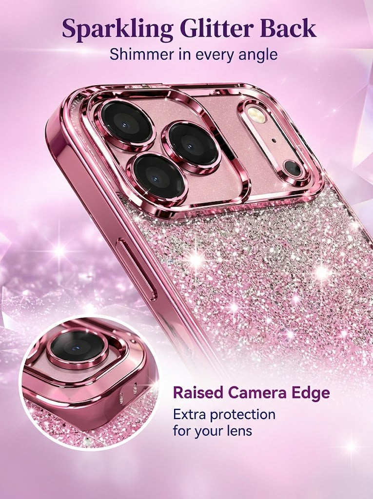 ✨ Glitter 3D Butterfly Case for iPhone 18 Pro & 18 Pro Max