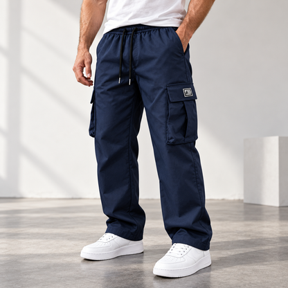 👖 Built for the Outdoors – Men's Durable Cargo Work Pants with Multi-Pockets, Solid Colors & Sizes for Hiking & Camping