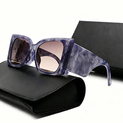 🕶️ Big Frame Y2K Shades – Square Cat Eye Sunglasses with UV400 Protection, Trendy Designer Eyewear for Parties, Unisex
