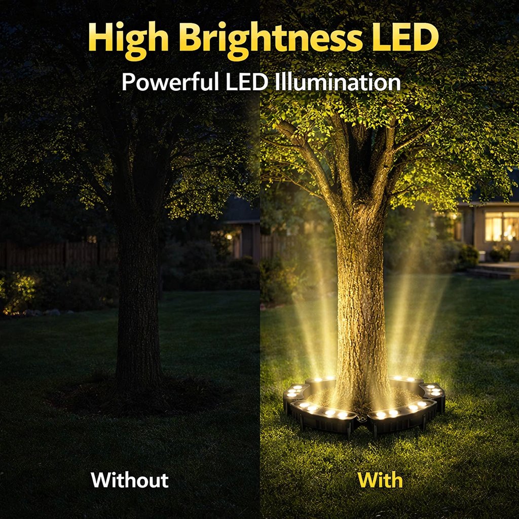 🌳 LED Tree Landscape Light | Give Your Garden a Warm Glow