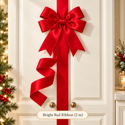 🎄 Christmas Cabinet Door Bow Wraps – Give Your Kitchen a Gift-Wrapped Look