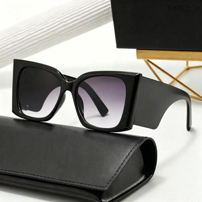 🕶️ Big Frame Y2K Shades – Square Cat Eye Sunglasses with UV400 Protection, Trendy Designer Eyewear for Parties, Unisex