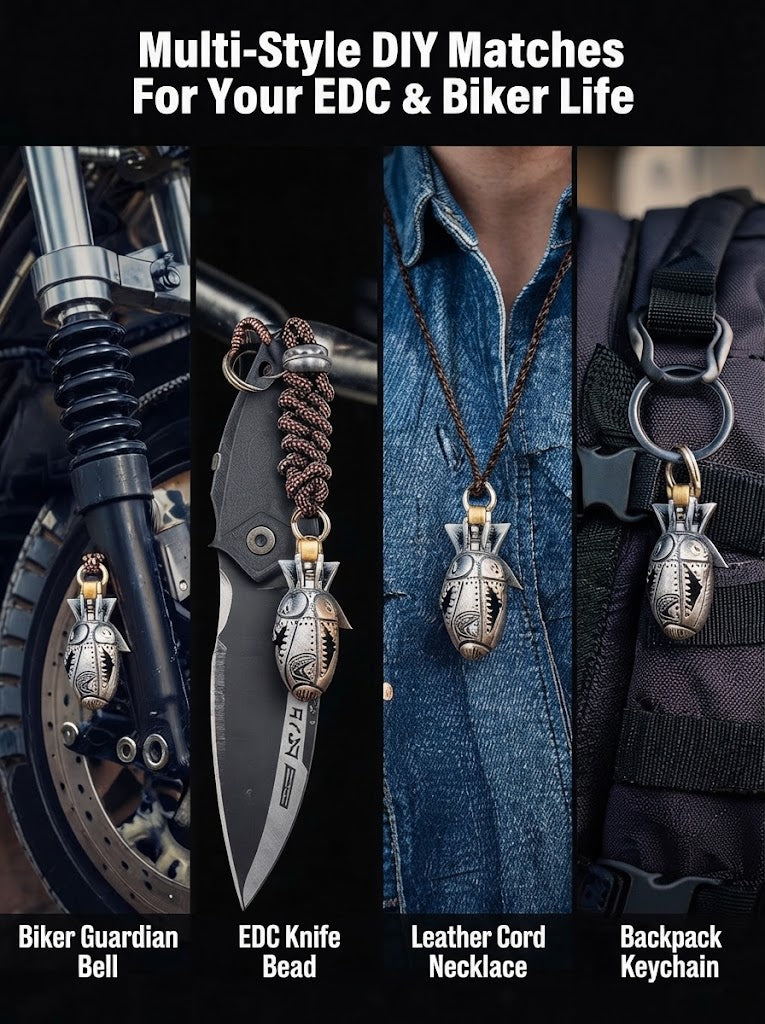 ✨3D Shark Warhead Keychain – Heavy-Duty Stainless Steel Men's Pendant