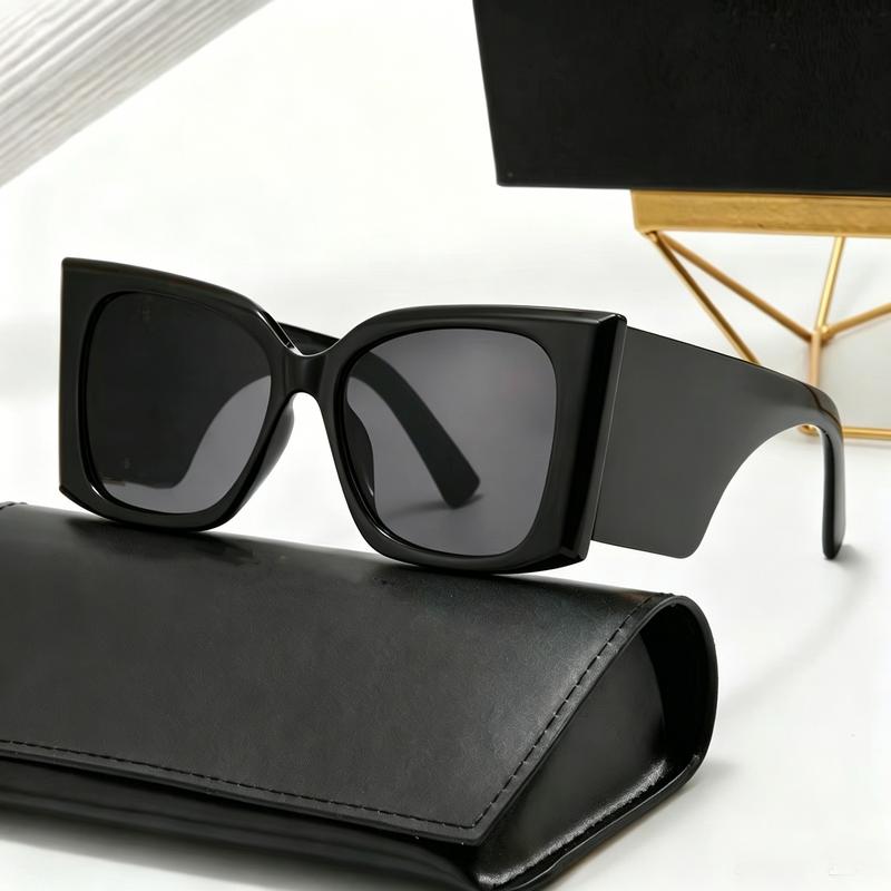 🕶️ Big Frame Y2K Shades – Square Cat Eye Sunglasses with UV400 Protection, Trendy Designer Eyewear for Parties, Unisex
