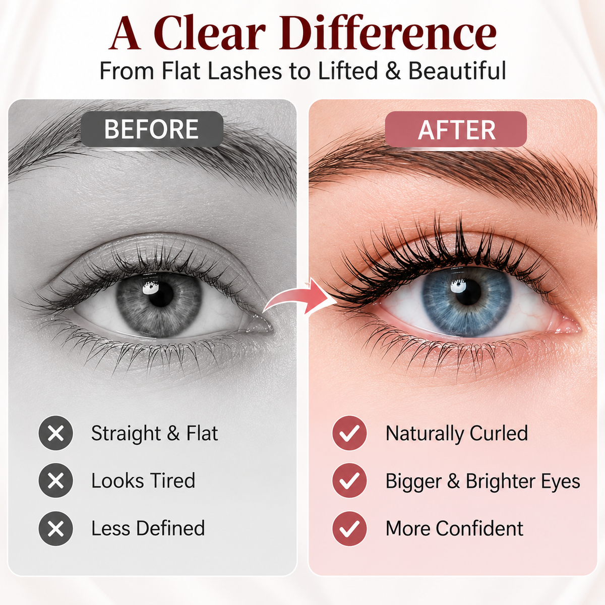 💫Heated Eyelash Curler – 2-in-1 Rechargeable, 8S Fast Heat, 24H Long Lasting