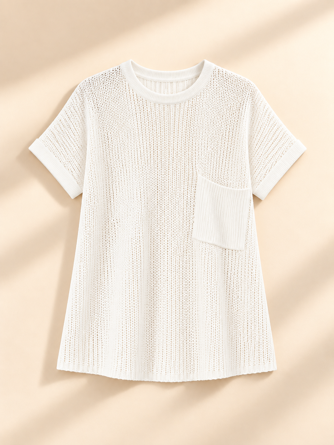 🔥 Summer Sale  Women's Oversized Batwing Crochet Sweater Top – Comfy & Stylish