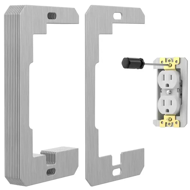 ✨Wall Plate Spacers – Metal Flush Fit Leveling Plates for Electrical Outlets & Boxes
