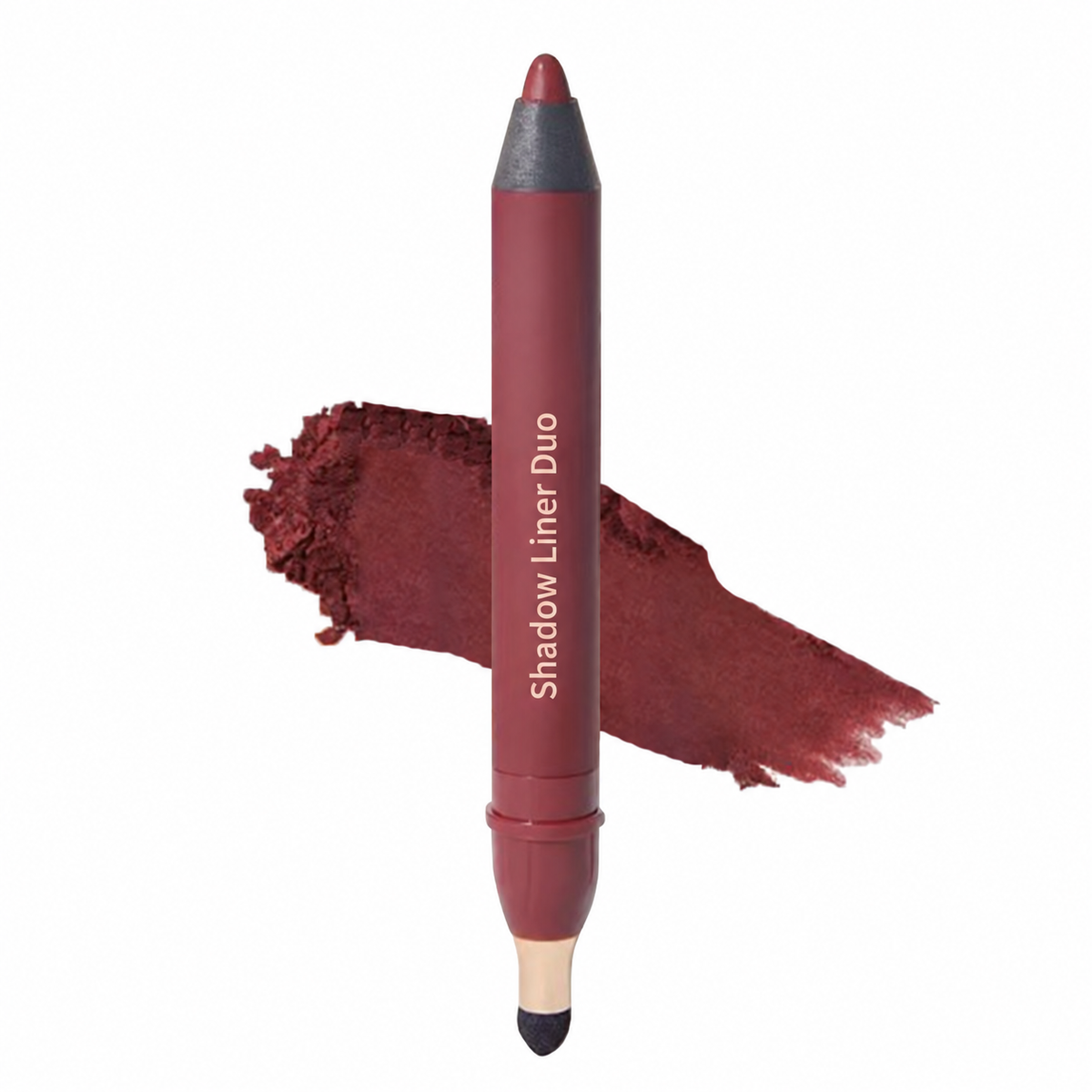 2-in-1 Shadow Liner Duo with Built-In Smudger – Waterproof Creamy Eye Pencil