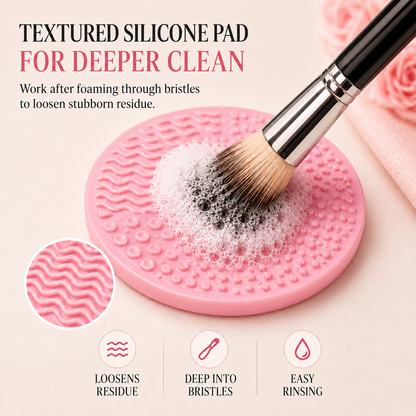 Makeup Brush Cleaner Soap – Deep Cleaning Solid Cleanser