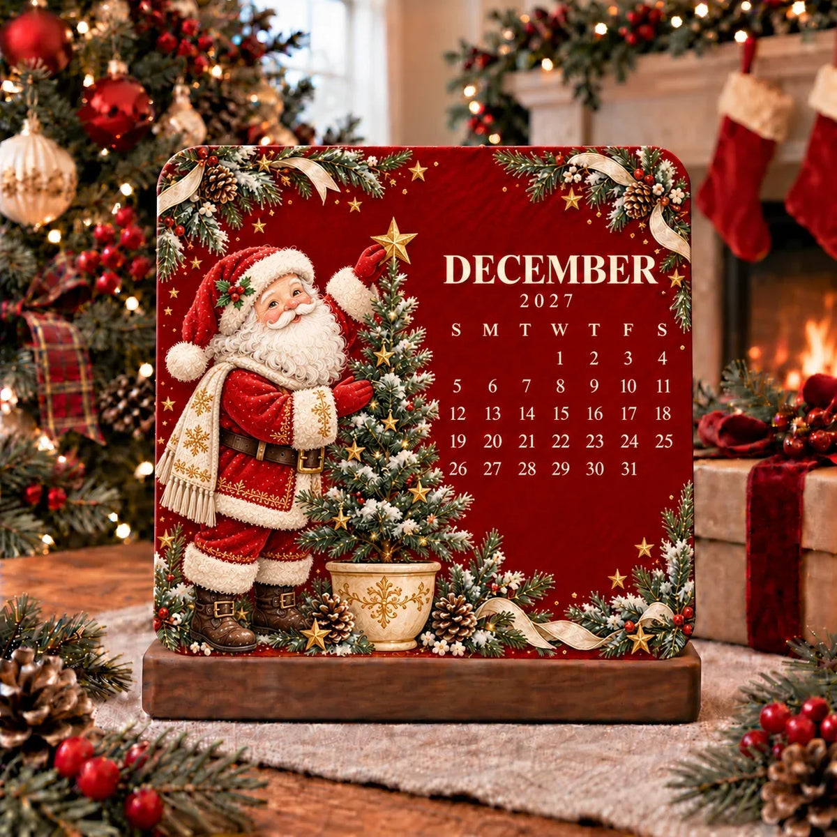 💯🎄🗓️ Christmas Limited-Edition — 🪴✨ Eco-Friendly Plantable “Timeless” Seed Calendar 2027