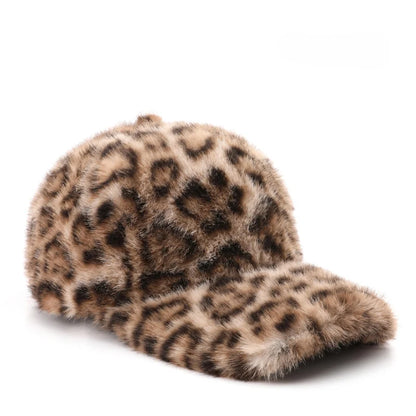 ✨Unisex Plush Snapback Baseball Cap – Extra Thick Warm Fluffy Winter Hat, Adjustable Fit