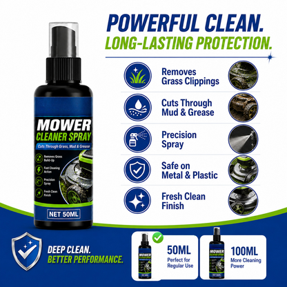 ✨Heavy-Duty Mower Cleaner Spray – Grass & Grease Degreaser