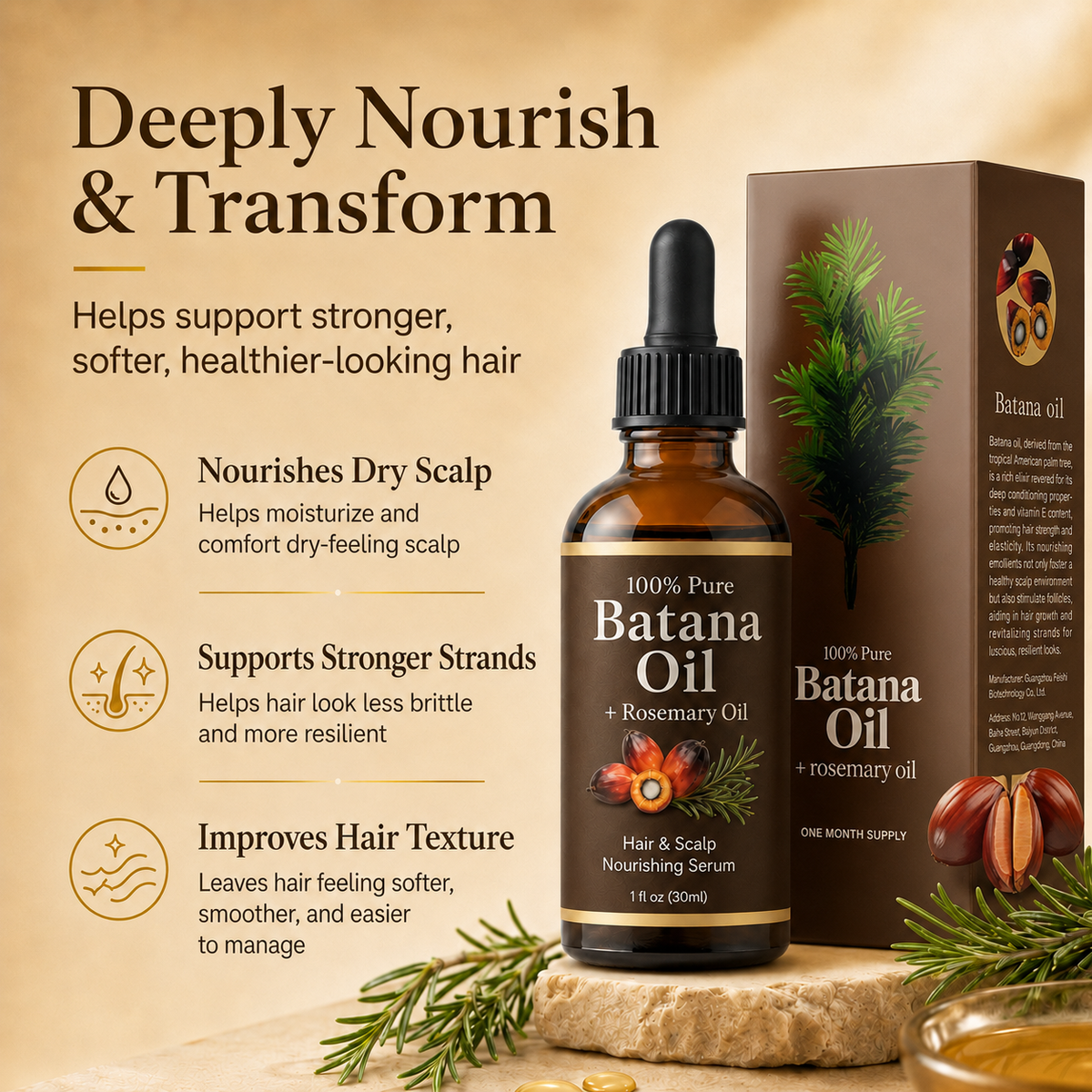 Organic Batana Oil – Stronger, Fuller Hair