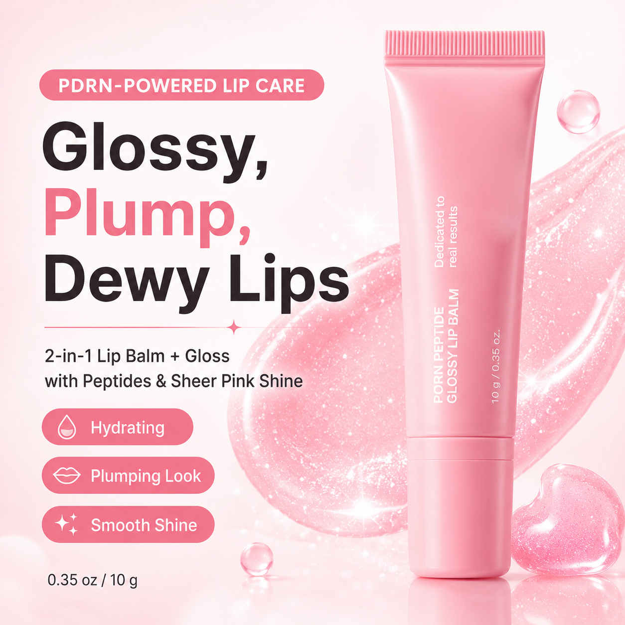 💋Glossy Balm | Plump + Glow in One Step