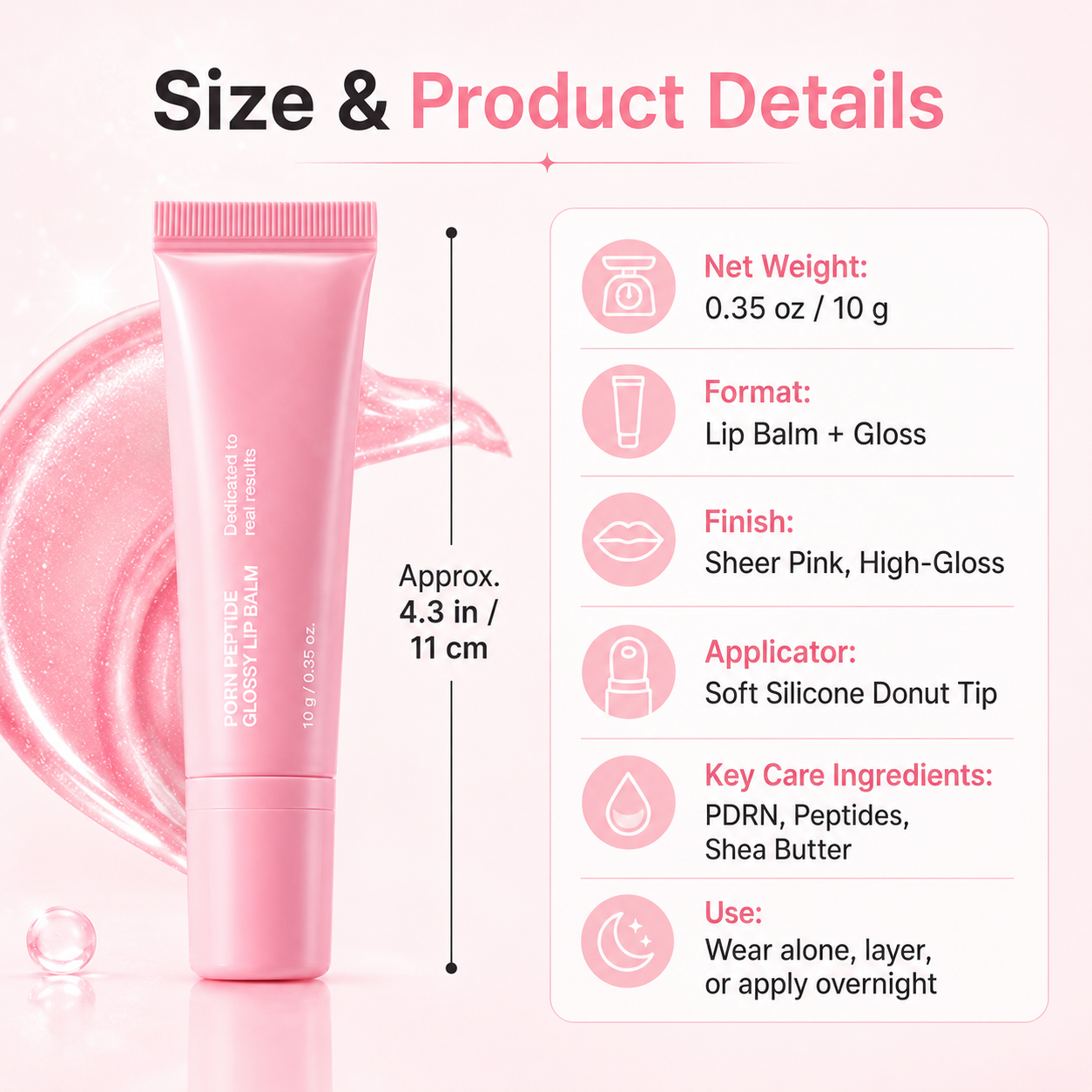 💋Glossy Balm | Plump + Glow in One Step
