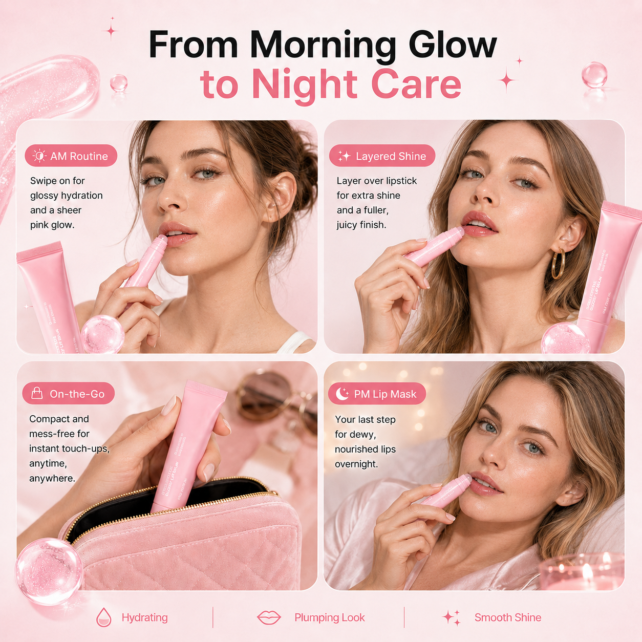 💋Glossy Balm | Plump + Glow in One Step