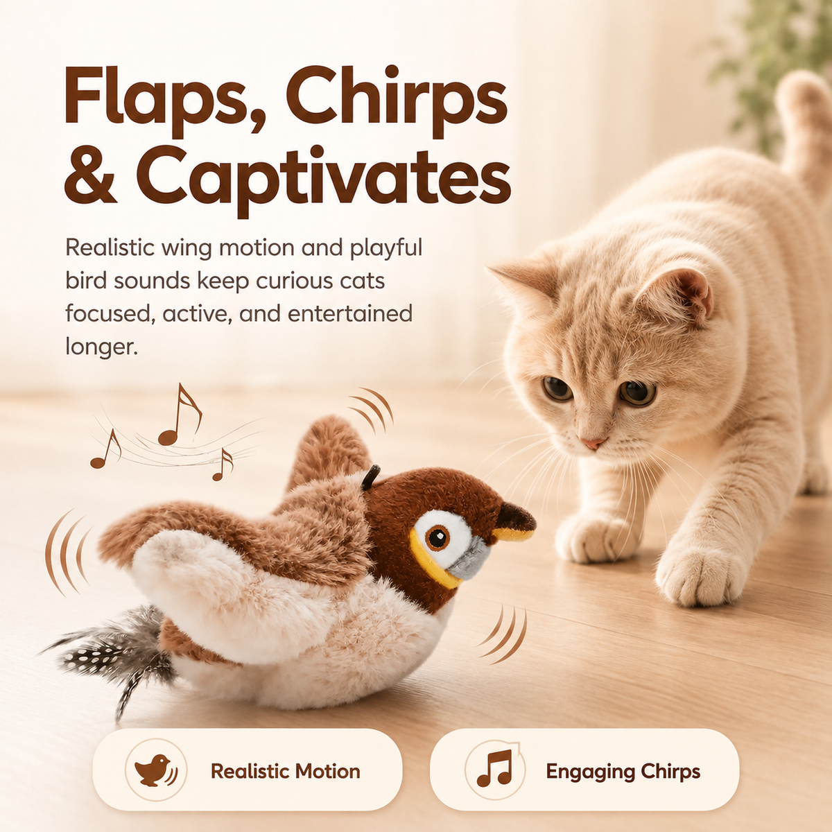🐱 Flying Cat Toy – Hours of Hanging Fun for Active Kitties