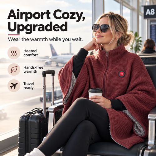 Wearable Heated Blanket – Cozy Hands-Free Warmth