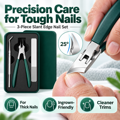 ✂️Curved Nail Clipper 3-Pack • Perfect for Elderly & Tough Nails