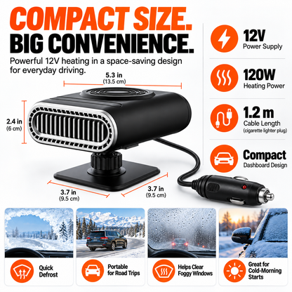 🎉Car Electric Heater Fan Portable Heater for Car