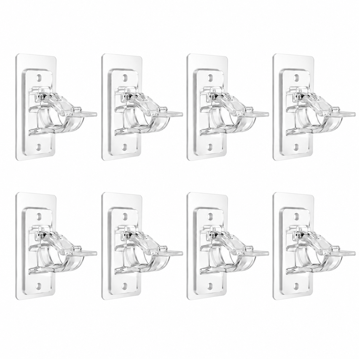 🔥Heavy-Duty Self-Adhesive Rod Support Brackets